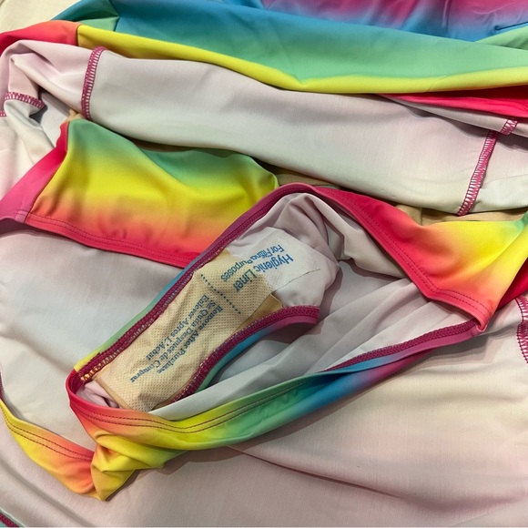 SERENGETI One Piece Swimdress Over the Rainbow Size 14 NWOT - Picture 8 of 8